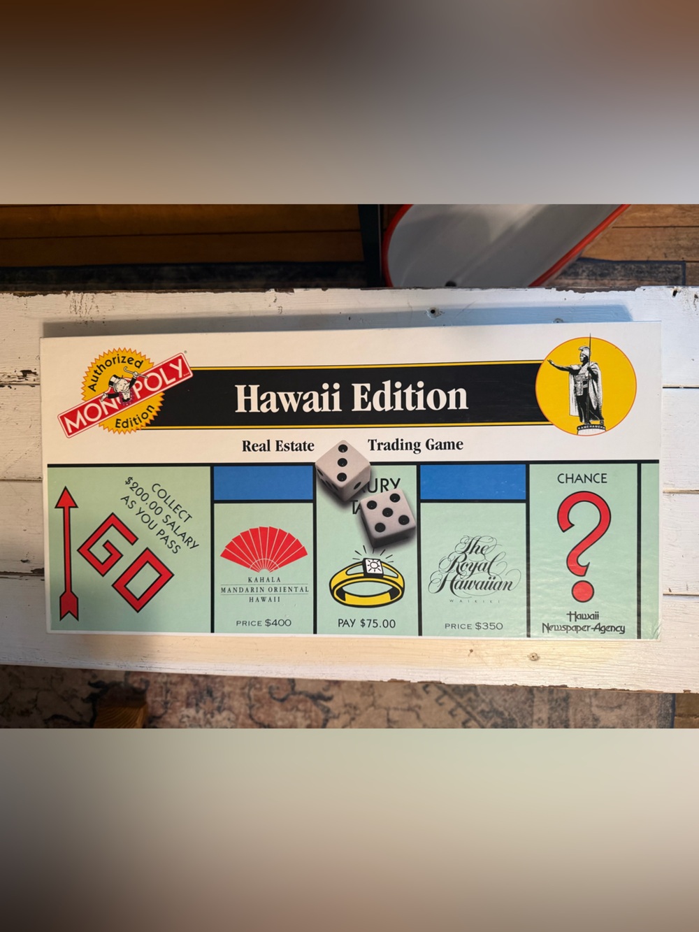 Hawaii Edition Board Game - White/Green